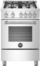 Bertazzoni Master Series 24" Stainless Steel Pro Style Gas Range-0