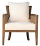 Dovetail Furniture Lily Natural/Off White Occasional Chair-2