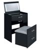 Elements International Irvine Black Vanity Table-0