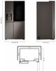 LG 36" 27 Cu. Ft. PrintProof™ Black Stainless Steel Side-by-Side InstaView® Refrigerator with Craft Ice™-2