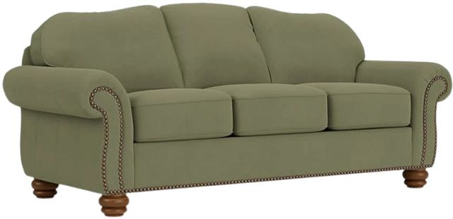 Flexsteel® Customizable Bexley Leather Sofa with Nailhead Trim-1