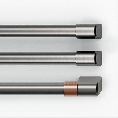 Café™ Brushed Black Refrigeration Handle Kit-2