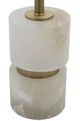 A & B Home Ipori Alabaster and Metal Buffet Lamp-1