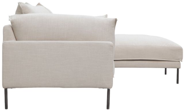 Moe's Home Collection Jamara 2-Piece Sandy Beige Right-Arm Facing Sectional and Chaise-3