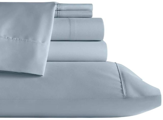 Sleeptone® Ultraweave® 6-Piece Ice Blue Microfiber California King Sheet Set-0