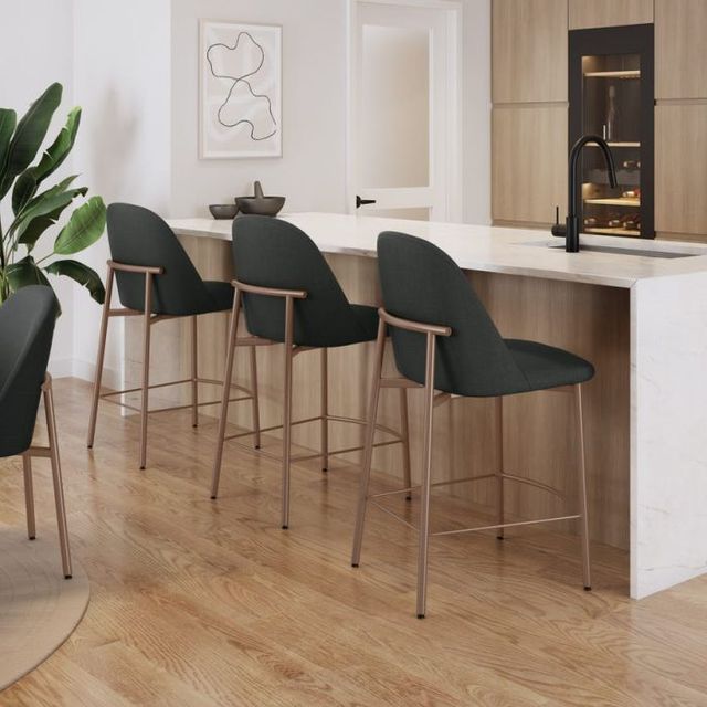 Amisco Customizable Luongo Upholstered Counter Stool-1
