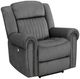 Homelegance® Brennen Charcoal Power Reclining Chair-0