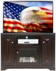 American Heartland Manufacturing Poplar Arched Base TV Stand-1
