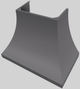 Vent-A-Hood® Designer Series 42" Gunsmoke Wall Mounted Range Hood-4