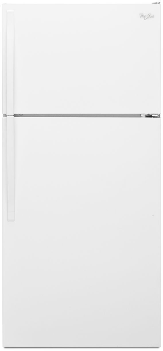 Whirlpool® 28 in. 14.3 Cu. Ft. White Top Freezer Refrigerator-0