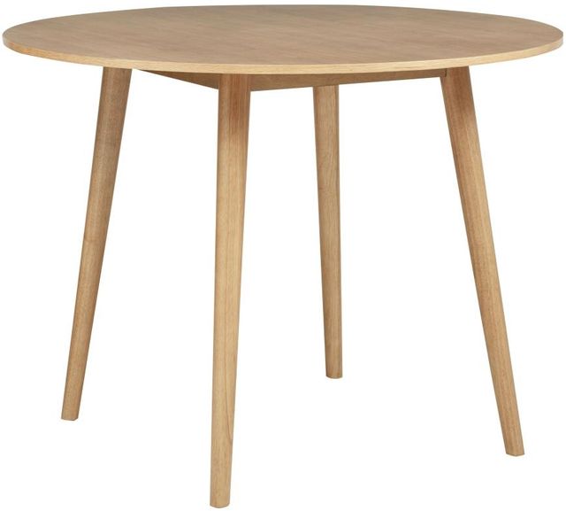 Coaster® Andrews 5-Piece Black/Light Ash Round Counter Dining Set-1