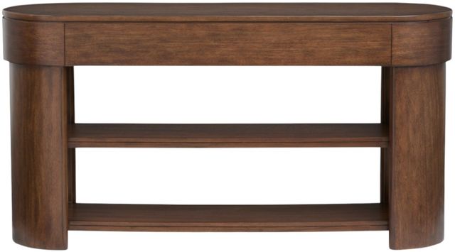 Magnussen Home® Holloway Toasted Almond  Oval Sofa Table-3