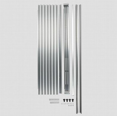 Whirlpool® Stainless Steel Full-Refrigerator and Up-Right Freezer Sidekick Trim Kit-1