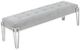 Michael Amini® Rose Gray Accent Bench-3