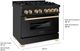 ZLINE Autograph Edition Legacy 36" Black Stainless Steel Pro-Style Dual Fuel Range with 6-Burner Gas Cooktop and Electric Convection Oven-3