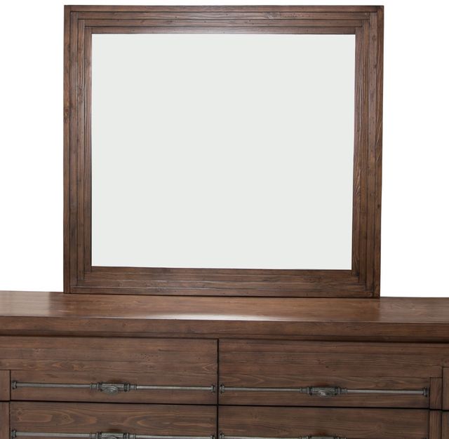 Michael Amini® Carrollton Rustic Ranch Dresser with Mirror-3