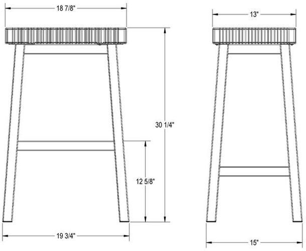 Amisco Customizable Tyler Bar Stool-2