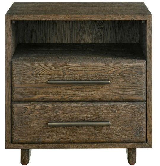 Universal Explore Home™ Modern Sable 2-Drawer Nightstand-1