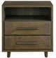 Universal Explore Home™ Modern Sable 2-Drawer Nightstand-1