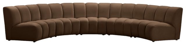 Meridian Furniture Infinity 5-Piece Brown Modular Sectional-1