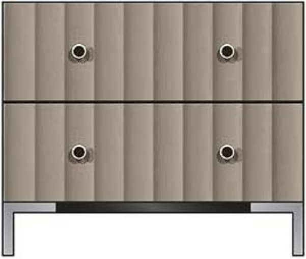 Country View Woodworking Customizable American Modern 28" 2-Drawer Nightstand-0