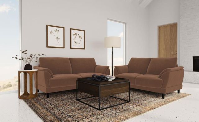 Coaster® Selma Rust Upholstered Sofa-9