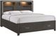 Elements International Sasha Dark Gray King Storage Bed-0