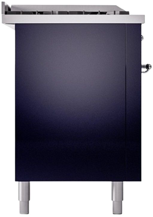 Ilve® Nostalgie II Series 60" Midnight Blue Pro Style Dual Fuel Range-2