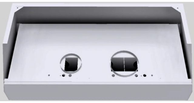 Vent-A-Hood® Designer Series 54" White Wall Mounted Range Hood-2