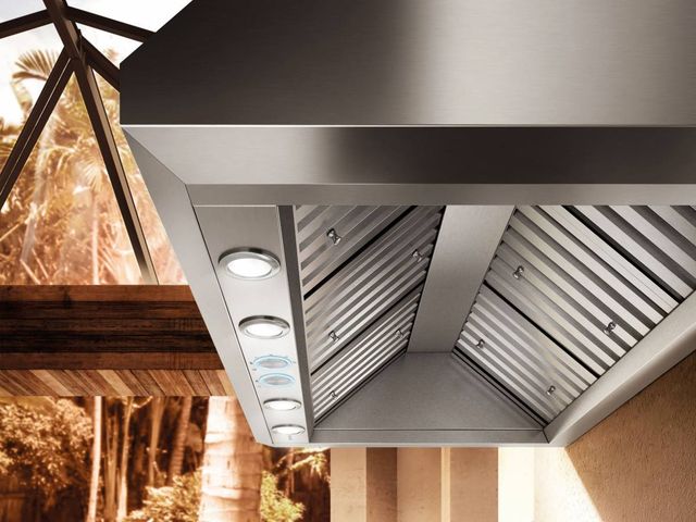 Elica Outdoor Series Capri 36" Corrosion Resistant Grade Stainless Wall Mounted Outdoor Range Hood-2