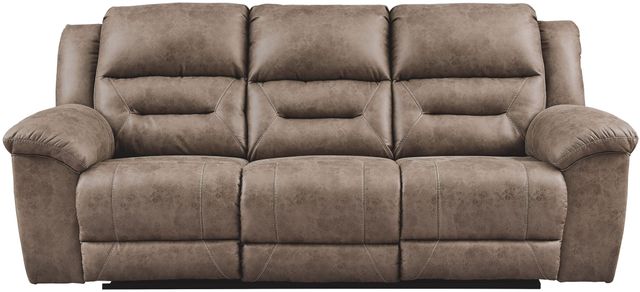 Signature Design by Ashley® Stoneland 2-Piece Fossil Living Room Set with Power Reclining Sofa-1