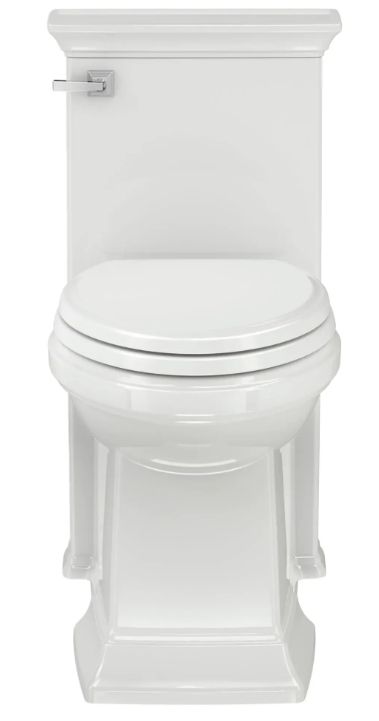 American Standard Town Square® S White One-Piece Chair Height Elongated Toilet with Seat-3