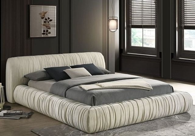 Furniture of America® Palmdale Ivory King Panel Bed-1