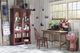 Legacy Classic Vintage Market Barnwood Oak Spindle Base Writing Desk-1