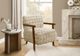 Monarch Specialties Inc. Light Brown/Walnut 31" Faux Fur Accent Chair-1