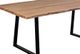 Porter International Designs Manzanita Natural Dining Table with Black Trapezoid Base-2