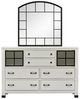 Magnussen Home® Harper Springs Black/Silo White Dresser and Mirror-1