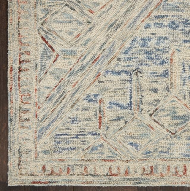 Nourison Home™ Interlock Blue 5'x8' Style 2 Area Rug-3