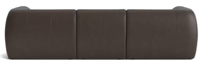 Bassett® Furniture Customizable Clyde 3-Piece Leather Modular Sofa-2