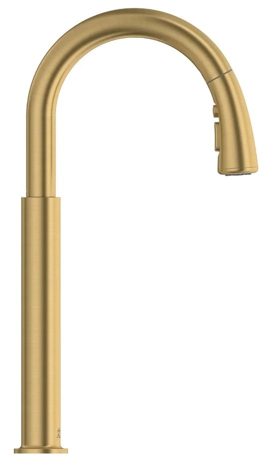 American Standard Studio® S Brushed Cool Sunrise Pull-Down Dual Spray Kitchen Faucet-4