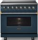 Viking® 5 Series 36" Squall Pro Style Induction Range with Brushed Brass Trim-3