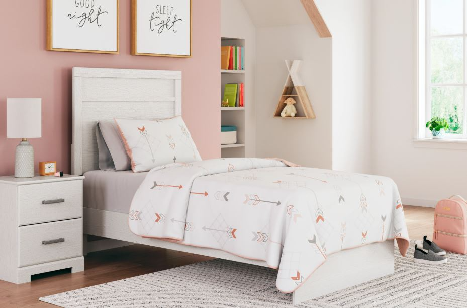 Signature Design by Ashley® Stelsie White Twin Panel Bed