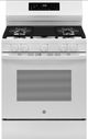 GE® 30'' White Freestanding Gas Range-0