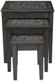 Jofran Inc. Gray Mosaic Nesting Table-2