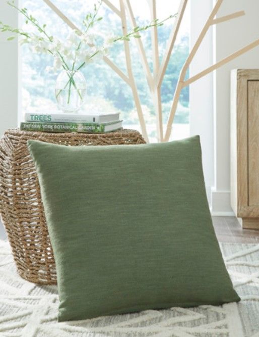 Signature Design by Ashley® Thaneville Green Throw Pillow-3