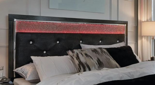 Signature Design by Ashley® Kaydell Black King/California King Upholstered Panel Headboard-4