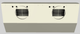 Vent-A-Hood® 54" Biscuit Wall Mounted Liner Insert-1