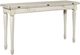 aspenhome® Radius White Sofa Table-0