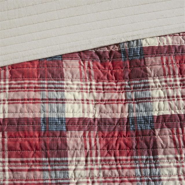 Olliix by Woolrich Red Full/Queen Tasha Quilt Mini Set-2