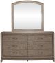 Liberty Furniture Avalon Burnished Beige Dresser and Mirror-2
